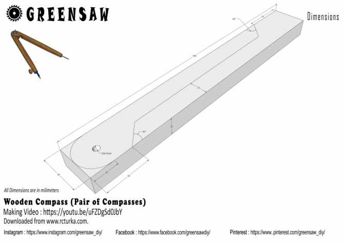 Wooden Compass Making + Plan  Wooden diy, Diy woodworking, Wooden